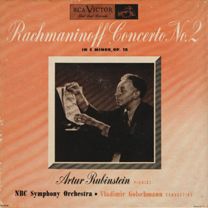 Rachmaninoff 5x7" (red vinyl) Rubinstein